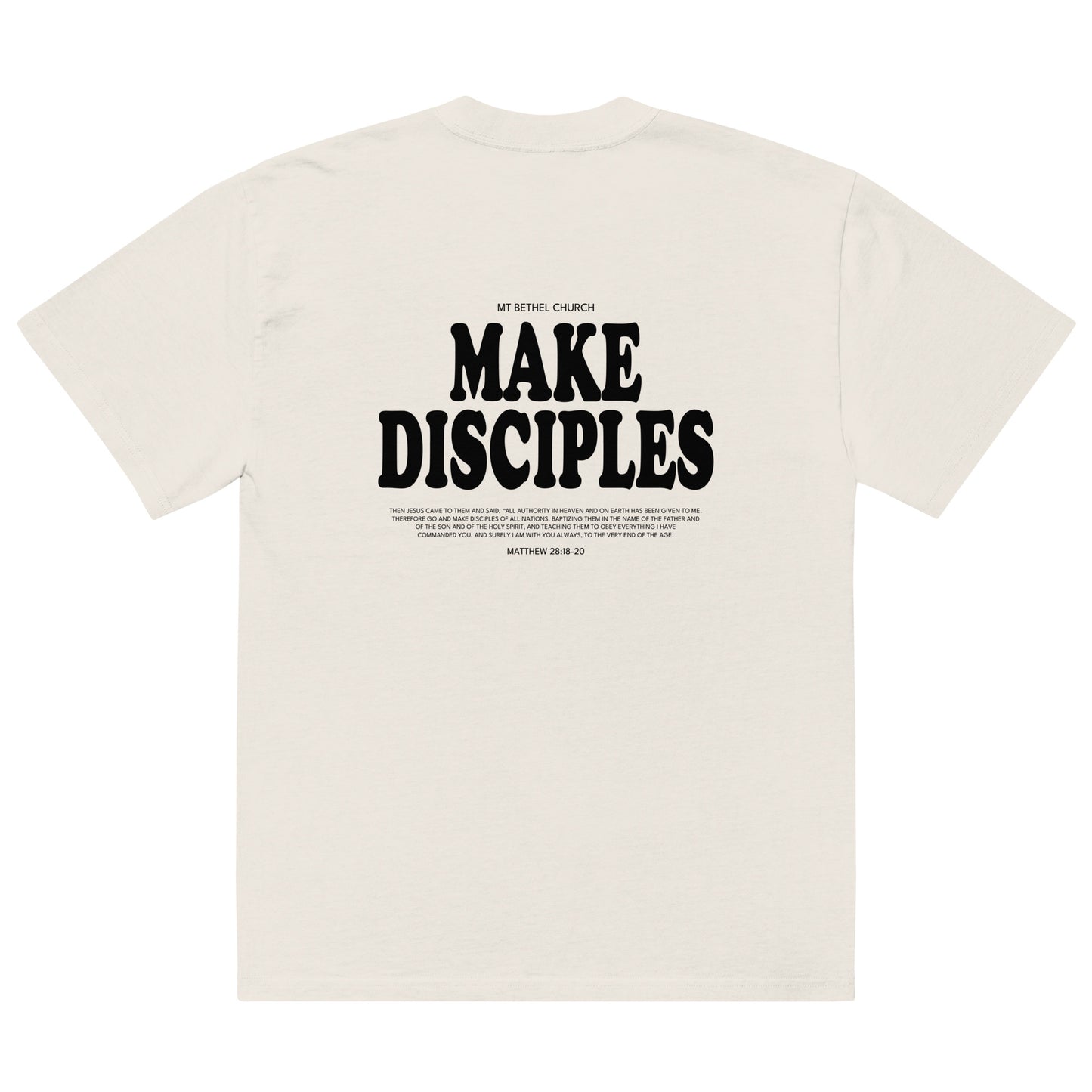 Make Disciples oversized t-shirt